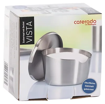 Image de Esmeyer 400-5188 Esmeyer Zuckerdose Vista silber 230,0 g