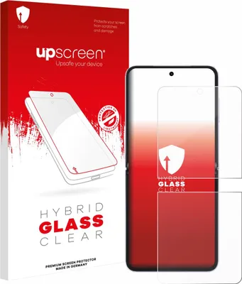 Produktbild von upscreen Schutzglas für Honor Magic V Flip 2 Schutzfolie Panzer Folie Glas Display Schutz klar