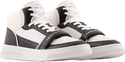 Image de Armani Exchange - Baskets pour homme GT8756 (40,5 UE) (Blanc/Noir)