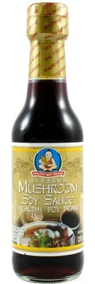 Immagine prodotto di Healthy Boy | Salsa di soia ai funghi - 250 ml - Sapore umami - Spezie asiatiche - Soia