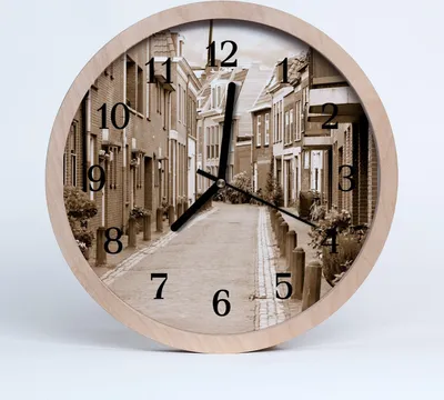 Produktbild von Holzuhr 20fi cm wanduhr - city ​​avenue
