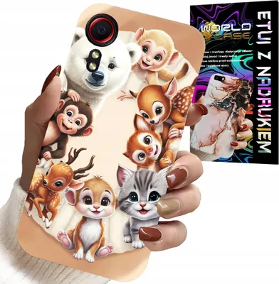 Image de Étui Pour Samsung Galaxy Xcover 7 - Sac À Dos Pour Enfants En Forêt Étui Pour Animaux