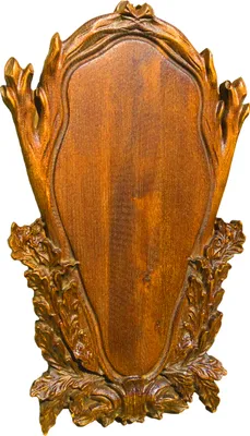 Zdjęcie produktu dla Deska na trofeum w kształcie jelenia, sarny, kozła lub daniela. Drewno palisandrowe. Rustic K1-40R