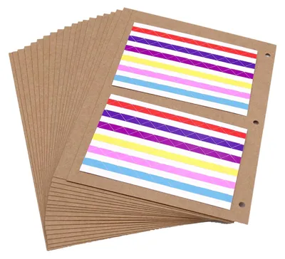 Produktbild von 20 Blatt Kraftpapier für Scrapbooking und Fotoalben