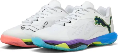 Produktbild von PUMA Vantage Nitro Game On, Größe:45 (UK 10.5), Farben:PUMA White-Glowing Red-Ultra Blue