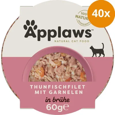 Produktbild von Applaws 7002CE-A, Adult, jede Rasse, Garnele, Thunfisch, 60 g