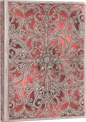 Produktbild von PAPERBLANKS Notizbuch Softcove Ultra Liniert Silberfiligran-K