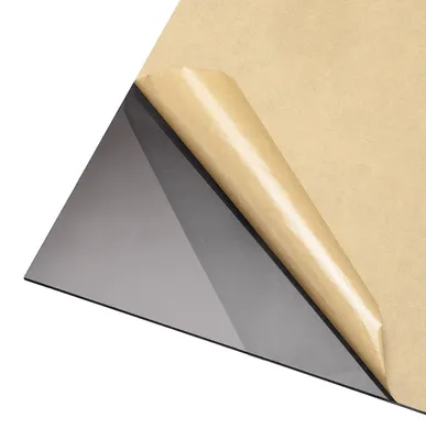 Acrylplatte 300x300x3 mm, schwarz transparent, 1 Stück