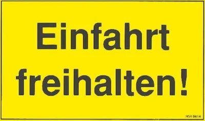 Produktbild von Parkschild - Einfahrt freihalten - Gr. ca. 25 x 15 cm - 308414