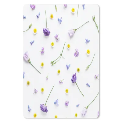 Produktbild von MuchoWow® Mauspad Mousepad Blumen - Collage - Pastell 40x60 cm - Mousepads - Maus Mat - Pad - Mausunterlage - Schreibtisch Accesoire