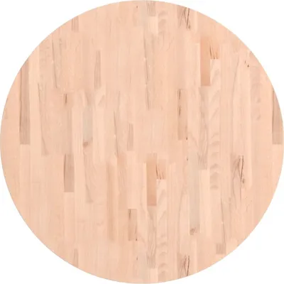 Image de vidaXL Plateau de table Ø90x2,5 cm Rond en bois massif de hêtre