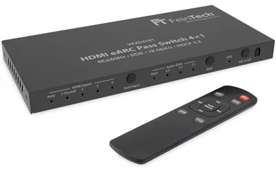 Produktbild von FeinTech VAX04101A HDMI eARC Pass Switch 4x1 für 4K und Dolby Atmos