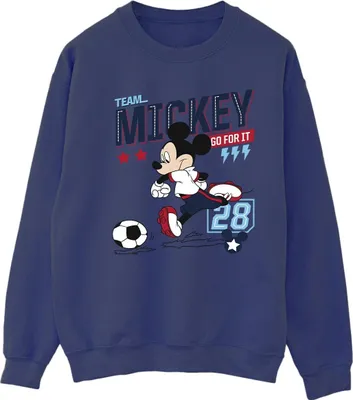 Produktbild von Disney - "Team Football" Sweatshirt für Damen BI28818 (S) (Marineblau)