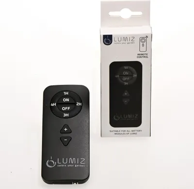 Produktbild von LUMIZ Fernbedienung | Schwarz | Nur für den Gebrauch mit Batteriemodellen.