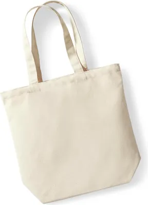 Image de Westford Mill W671 | Fairtrade Camden Shopper 28 x 38 x 12 cm - Couleur : Natural - Taille : One Size