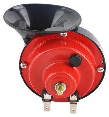 Obrázok produktu pre Motocyklová húkačka z kovu, neoxidovaná, ABS konštrukcia, 12 V, húkačka pre nákladné vozidlá a motokáry