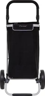 Produktbild von Einkaufstrolley Smartshopper DLX, Schwarz, 41 Liter, mit Kühlfach und verstellbarem Griff
