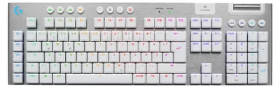 Produktbild von Logitech G G915 X LIGHTSPEED, Verkabelt & Kabellos, RF Wireless + Bluetooth, Mechanischer Switch, QWERTZ, LED, Weiß