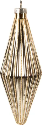 Image de Clayre & Eef Boule de Noël Ø 5x15 cm Verre doré