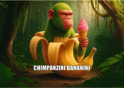 Produktbild von TREFL Puzzle BrainRots: Schimpansen & Bananini 200 dll