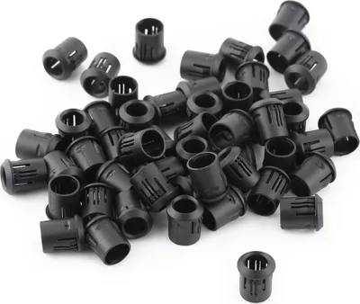 Obrázok produktu pre 8 mm LED 50 ks držiak diódovej zásuvky Nylonový čierny klip Bezel Mount Užitočné