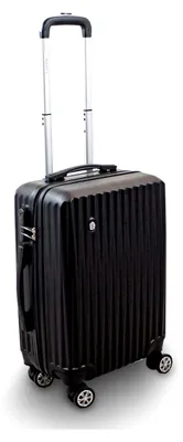 Produktbild von Hartschalen Trolley Handgepäck Reisekoffer Größe M - Schwarz