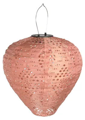Produktbild von Greatham - Wiederaufladbare Solar-LED-Laterne, Rosa ø30 cm