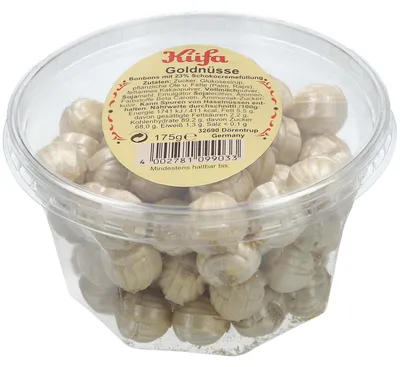 Immagine prodotto di Küfa Goldnüsse caramelle al caramello con ripieno di crema al cioccolato 175g
