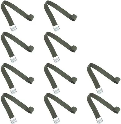 Image de Sangles élastiques vertes 2,5 x 40 cm pour vélo