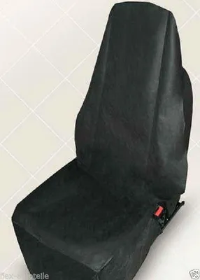 Produktbild von 10x Sitzbezug KFZ Sitzschoner Schonbezug Schutzbezug Autositz Schwarz Polyester