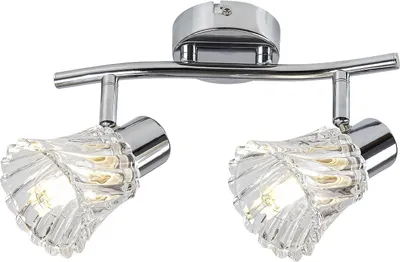 Obrázek produktu pro Nástěnné a stropní bodové svítidlo chrom/průhledné E14 2x40W Hestia 5300 Rabalux