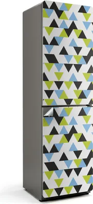 Produktbild von Rautenmuster in einem Gitter – Kühlschrank Aufkleber – Klebefolie Kühlschrank – Kühlschrank Nachbildung – Kühlschrankfolie selbstklebend – Küchen Nachbildungation – 60x205 cm
