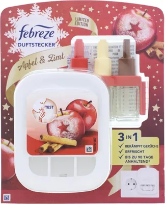 Produktbild von Febreze 3volution Diffuser mit Nachfüllflakon Apfel & Zimt, 20ml