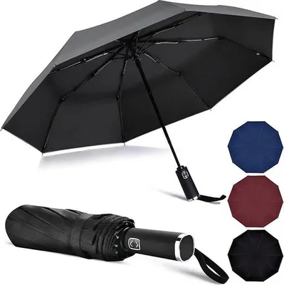 Produktbild von Famanu Regenschirm - Premium, kompakt und windbeständig