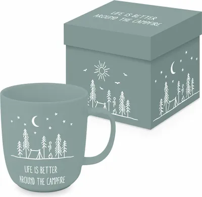 Immagine prodotto di PPD Pure Campfire Matte Mug, in Geschenkbox, Henkelbecher, Kaffeebecher, Becher, Tasse, New Bone China, 400 ml, 161402320