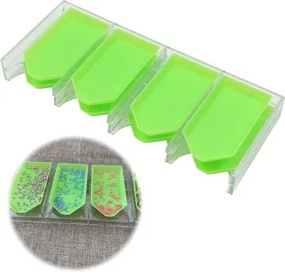Obrázok produktu pre Organizér z umelého vlákna pre diamantové maľby 5D – 8 priehradiek – Ručne vyrábané šperky – Doplnky – 232 x 232