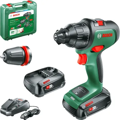 Produktbild von Bosch AdvancedImpact 18, Handbohrmaschine, Ohne Schlüssel, Bürstenlos, Schwarz, Grün, 1,3 cm, 1500 RPM