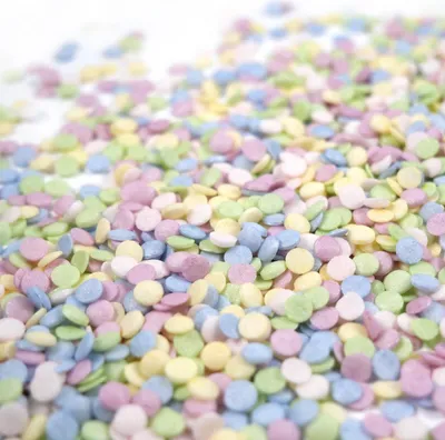 Produktbild von Streuselheld Konfetti Pastell 40g Streusel zum Dekorieren und Verzieren von Gebäck aller Art wie Torten Kuchen Keksen Zuckerstreusel