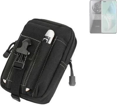 Produktbild von K-S-Trade Gürtel Tasche kompatibel mit Honor Magic5 Pro Gürteltasche Holster Schutz Hülle Handy Hülle Smartphone outdoor Handy-Hülle schwarz