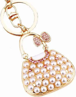 Immagine prodotto di Portachiavi in pelle per donna - Colore rosa - Formato piccolo