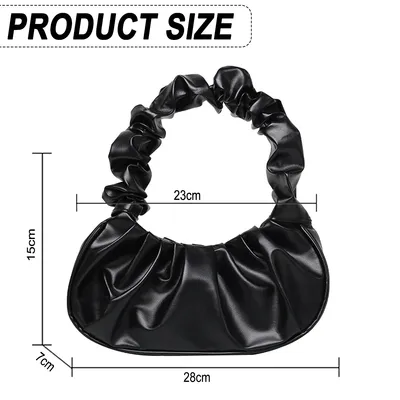 Produktbild von Damen Handtaschen Groß Shopper Schultertasche Umhängetasche Geldbörse Hobo Damen Taschen(Schwarz)