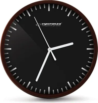 Productafbeelding van Esperanza wandklok Budapest, zwart