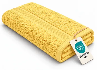 Zdjęcie produktu dla Ręcznik frotte 500 g/m² 50 x 100 cm Żółty