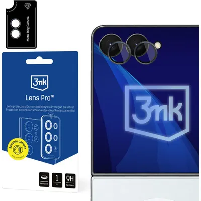 Image de Protection d'objectif pour Galaxy Z Flip 8, 3mk Lens Protection Pro, noir