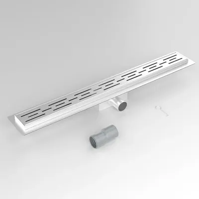 Produktbild von WEBO RVS Douchegoot 70 cm Komplett mit Flens Einlauf Abfluss