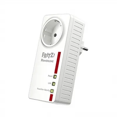 Produktbild von PLC-WLAN-Adapter Fritz! 1220E 1200 Mbps LAN Weiß