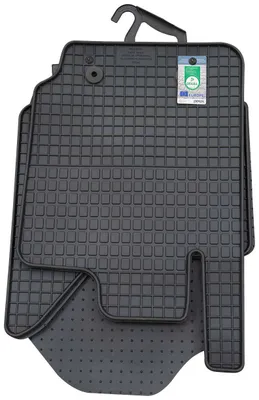 Produktbild von für Ford Ranger ab 01/2012 Passform Fußmatten PETEX Gummimatten 4-teilig schwarz Allwettermatten Gummifußmatten