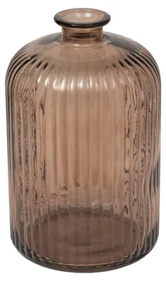 Produktbild von Vase "luz" recyceltes glas braun h23cm - Atmosphera créateur d'intérieur