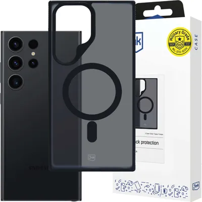 Zdjęcie produktu dla 3MK Smoke MagCase, Pokrowiec, Samsung, Galaxy S23 Ultra, 17,3 cm (6.8"), Szary