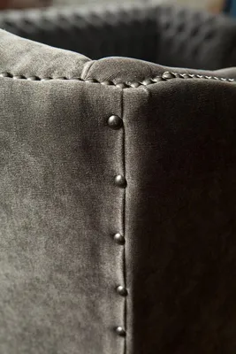 Produktbild von Chesterfield Big Textil Design Wohnzimmer Couch Sofa Polster 3 Sitz Leder #203